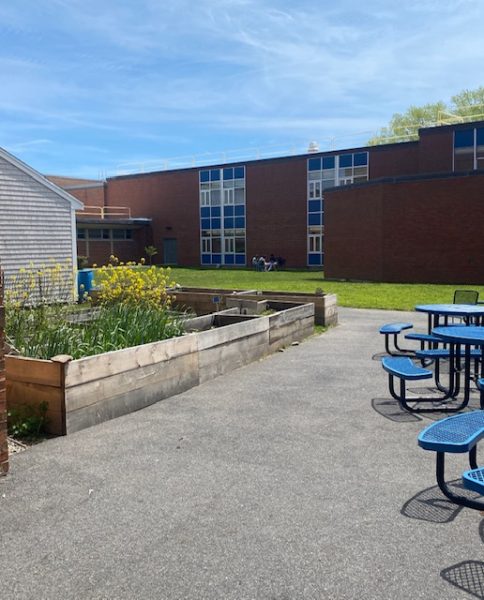 Courtyard here at Scituate High School 
