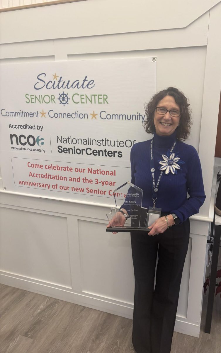 Scituate Senior Center director Linda Hayes Kelley was honored by the MA Council on Aging